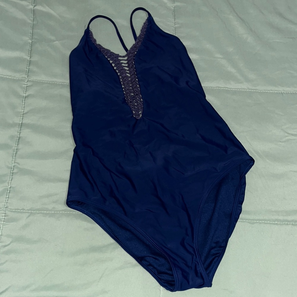 Navy One Piece Swim Suit